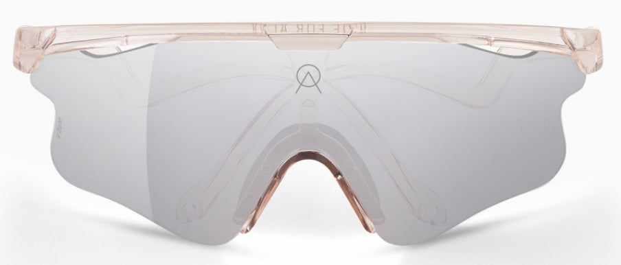 ALBA OPTICS DELTA SNOW PINK 半透明亮粉鏡框 (鏡框請勿單獨下單，需與鏡片成對購買)